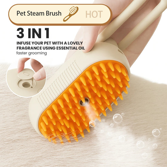 Cat Steam Brush for Shedding
