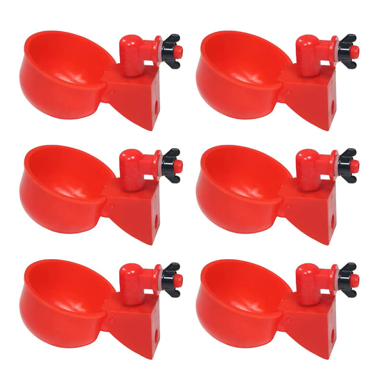 6pcs Poultry Drinking Fountain Hanging