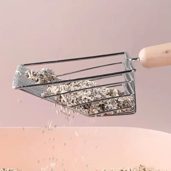 Heavy-Duty Metal Cat Litter Scoop