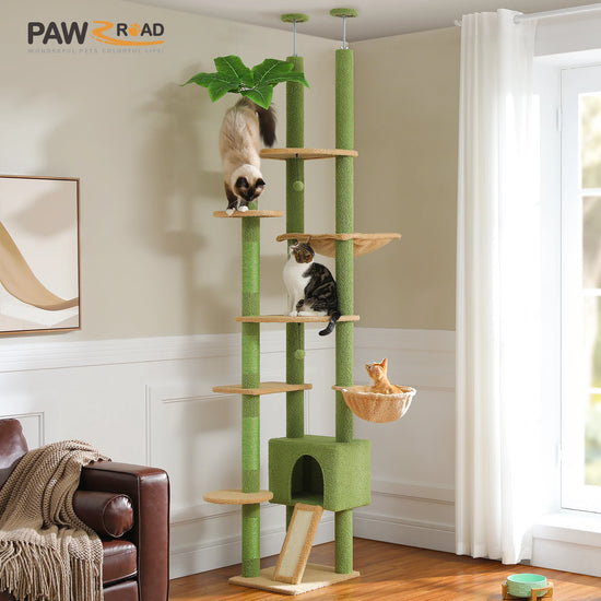 Cactus Cat Tree Floor to Ceiling