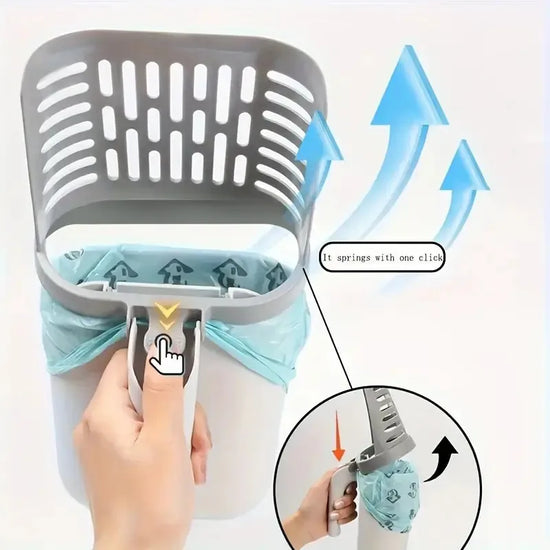 [Easy Use Cat Litter Scoop] Cat Litter Scoop with Waste Bag Holder