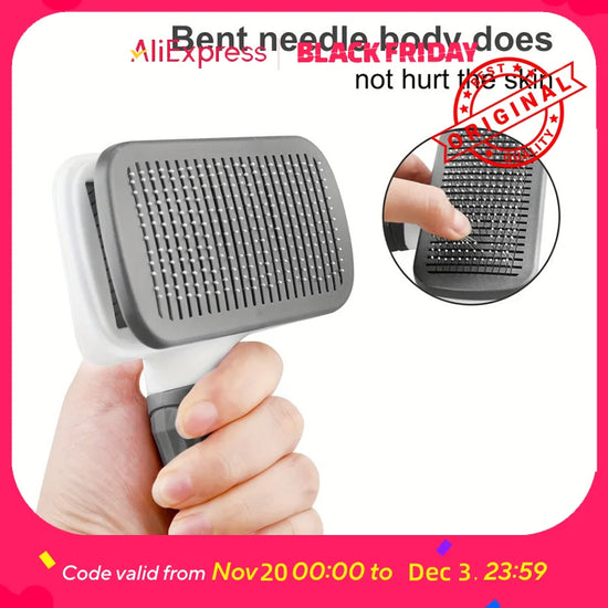 1pc Gentle Dog & Cat Grooming Brush