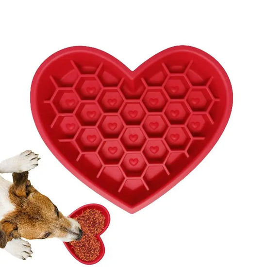 Pet Cat Dog Slow Feeder Silicone