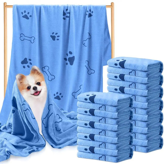 12 Pcs Dog Grooming Towels