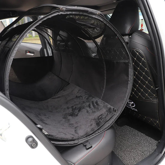Foldable Car Mounted Dog Carriers Cage