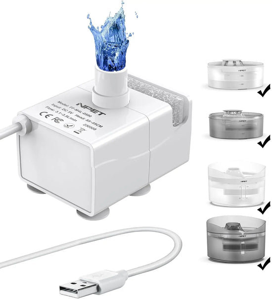 Large 5L Automatic Pet Water Fountain with Filter