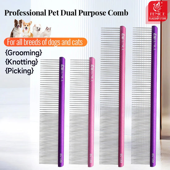 Fenice Pet Dog Cat Comb Cleaning