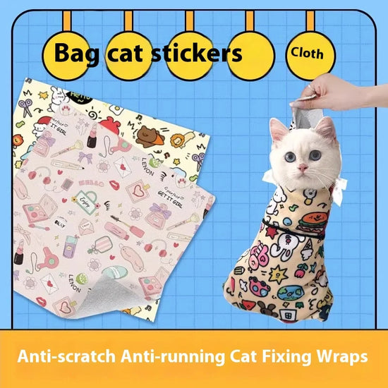 Cat Fixed Cloth Wrapped In Cat Cloth