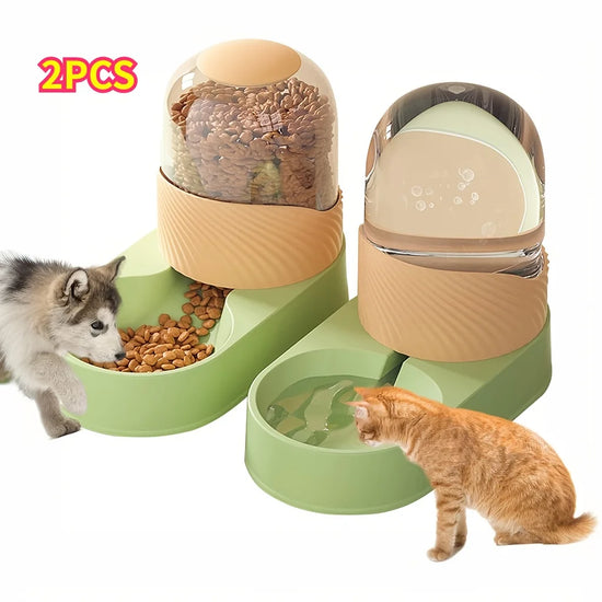 2-in-1 Automatic Cat Feeder & Water Dispenser