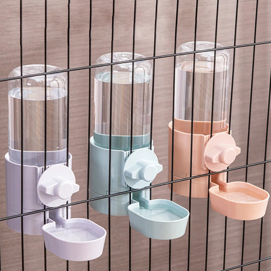 Automatic Pet Feeder, Cage Hanging Bowl