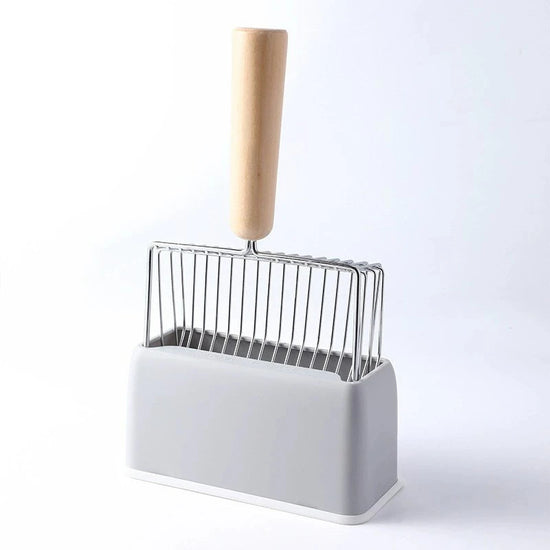 Metal Cat Litter Scoop Set
