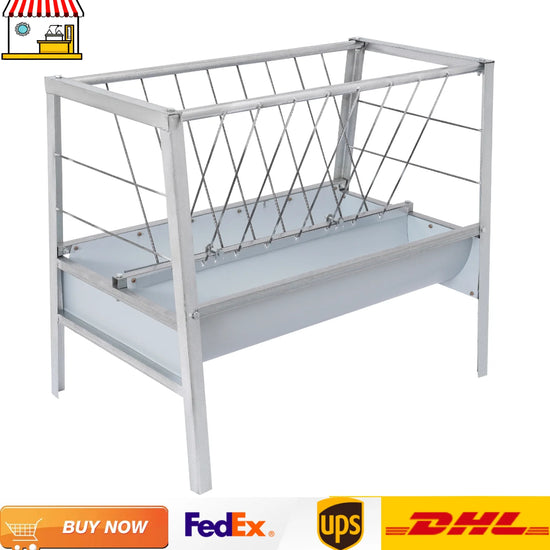 Metal Freestanding Hay Feeder Rack