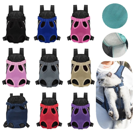 Double Shoulder Breathable Portable Travel Pet Carrier