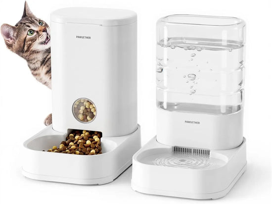 2 Pack Gravity Animal Feeder and Water Dispenser