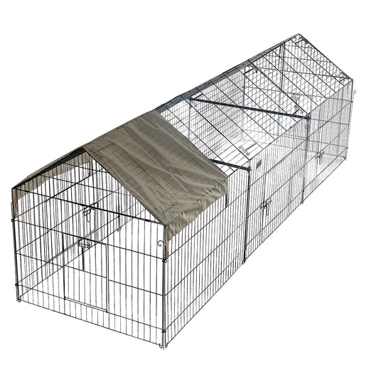 69 Chicken Cage Chicken Run with Waterproof Cover