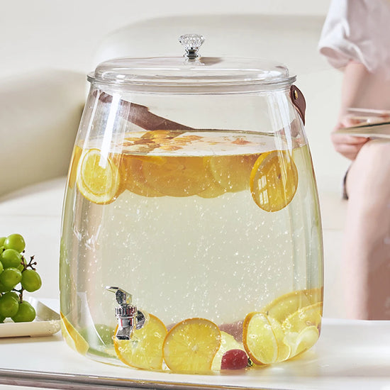 PET 5L Beverage Dispenser Drink Jar